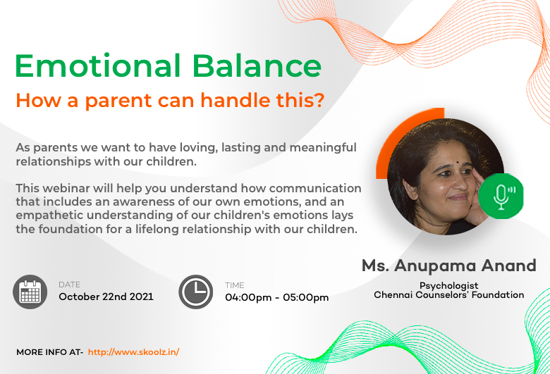 Emotional Balance - How a parent can handle this?